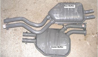 Picture of Mercedes muffler set 1404902821 SOLD OUT