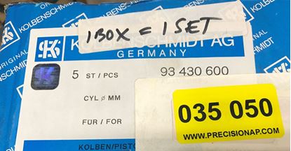 Picture of Audi 5000 piston set (5) 035107065f SOLD
